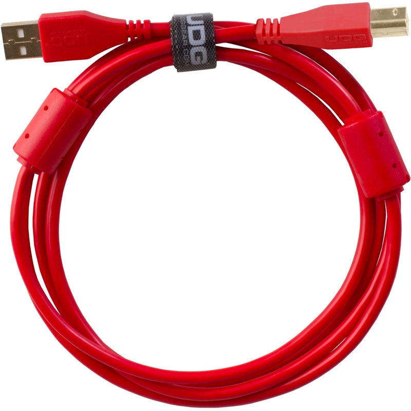 Cable Usb 2.0 Udg Gear Ultimate Audio Red Straight 2M