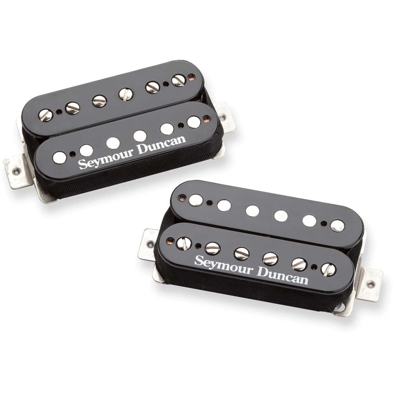 Pastilla Humbucker Seymour Duncan Set Pearly Gates Bk