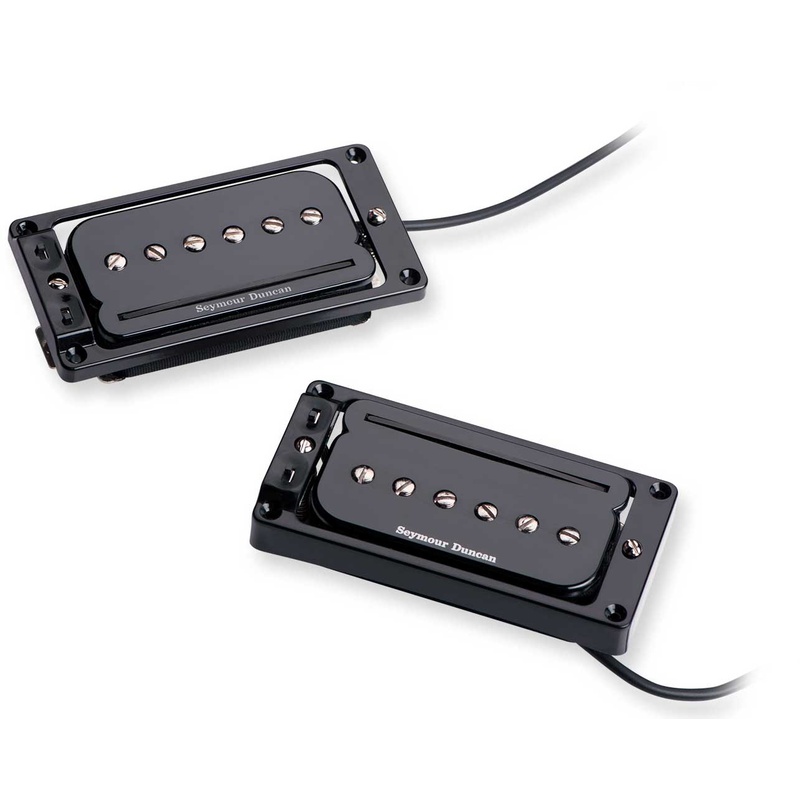 Pastilla Humbucker Seymour Duncan P-Rails W/Flat Triple Shot Set Bk