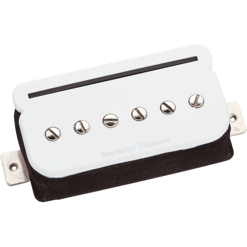 PICKUP HUMBUCKER SEYMOUR DUNCAN SHPR-2B P-RAILS HOT BRIDGE WH