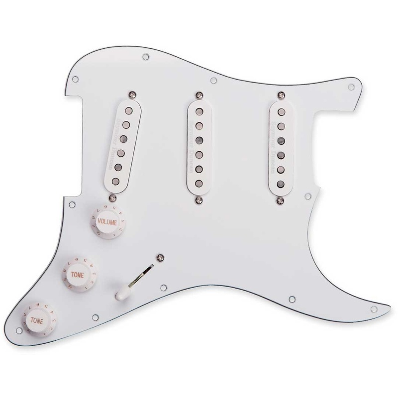 PICKGUARD SEYMOUR DUNCAN CA 50S SET WH