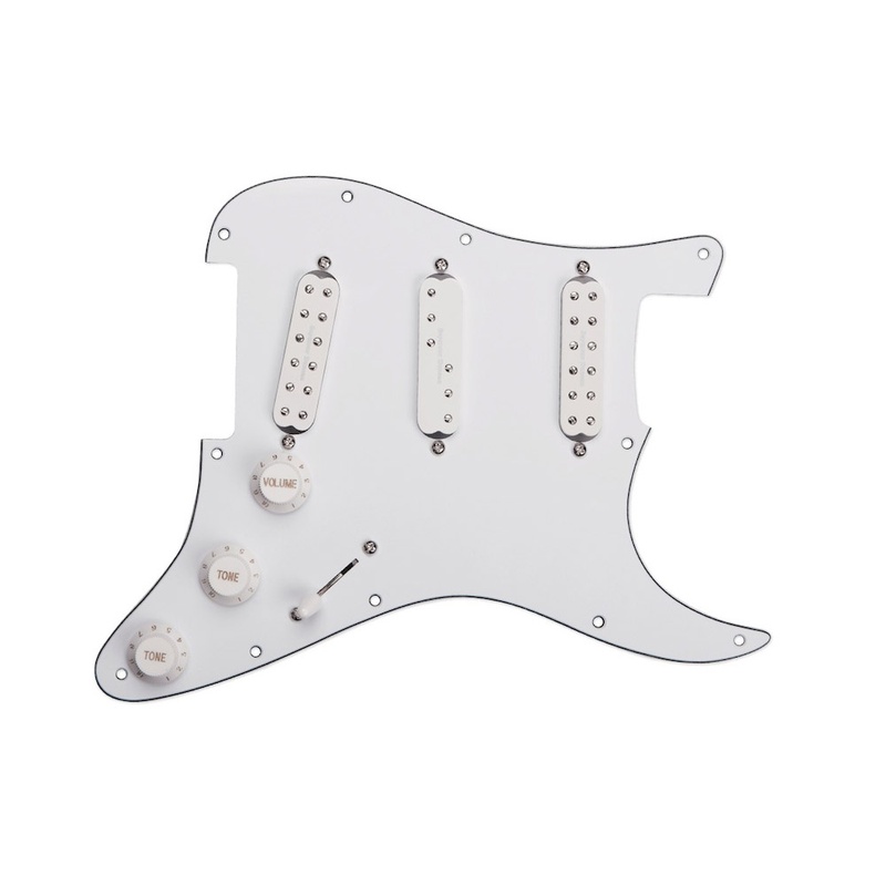 Pick Guarde Seymour Duncan Axe Wht