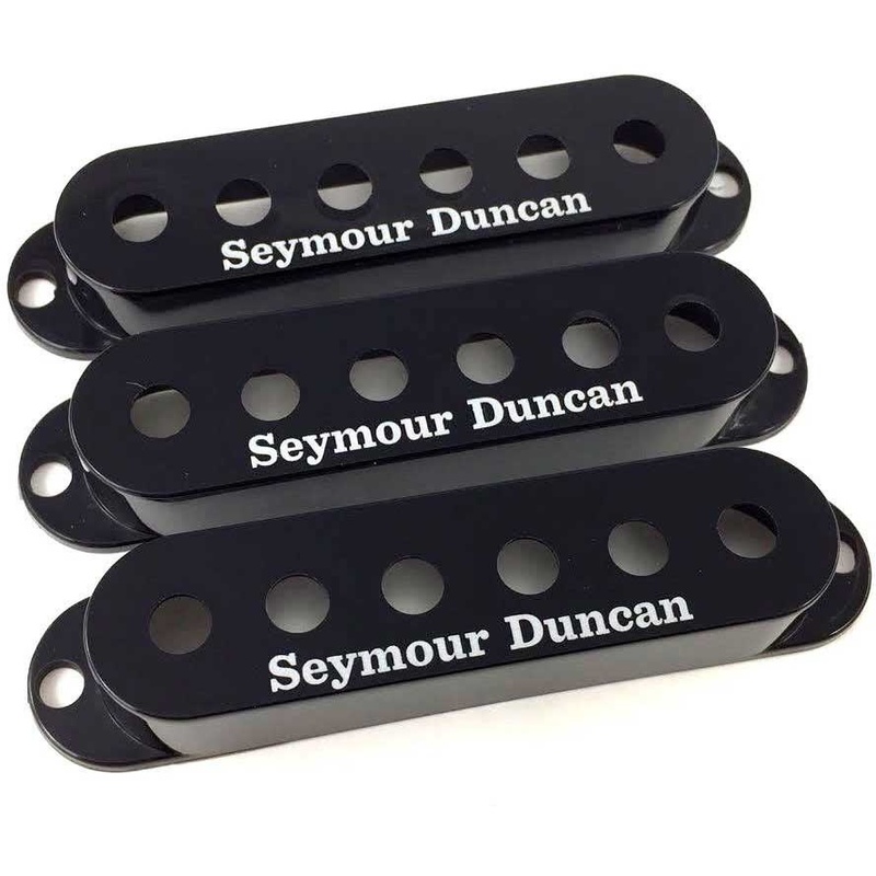 COVER DE GUITARRA SEYMOUR DUNCAN STRAT COVER BK SET 3 LOGO