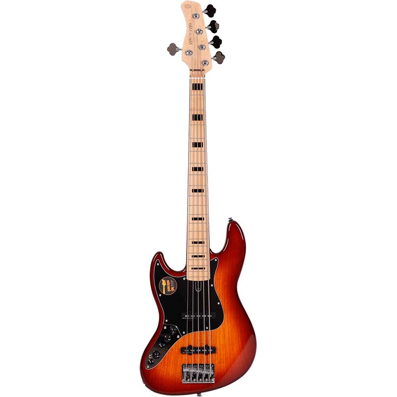 BAJO DE 5 CUERDAS MARCUS MILLER V7 VINTAGE SWAMP ASH-5 LEFTHAND 2ND GEN TS TOBACCO SUNBURST