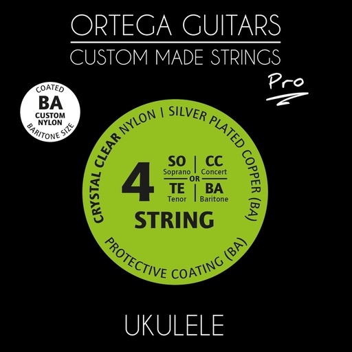 Cuerdas Ukelele Ortega Ukp‑Ba