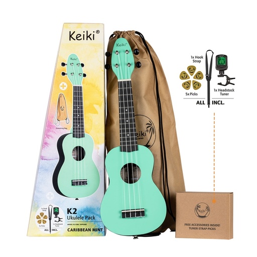 Ukelele Electrificado Soprano Keiki K2-Cbm