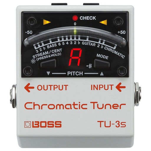 [00000000861] AFINADOR BOSS TU-3S PEDAL CHROMATIC TUNER