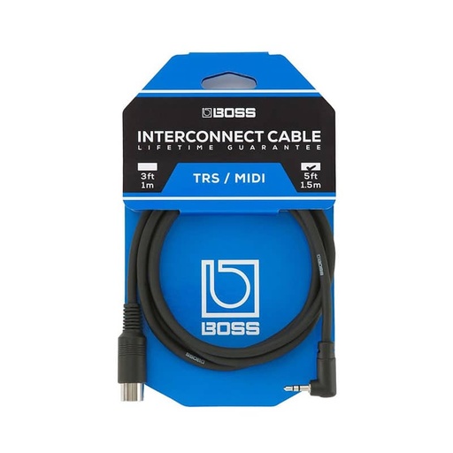 [00000004886] CABLE MIDI BOSS BMIDI-5-35 DIN/TRS 1,5M