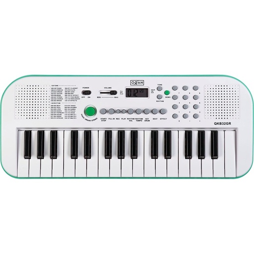 Teclado De Acompañamiento Oqan Qkb32 Verde