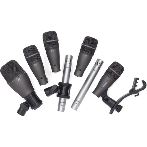 Set De Micrófonos De Batería Samson Dk707 7Pc Drum Mic Kit W/Case