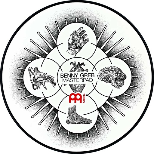 Pad De Práctica Meinl Mpp-12-Bg