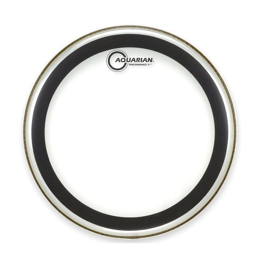 Parche De Timbal Aquarian Pf12 Performance Ii Transparent