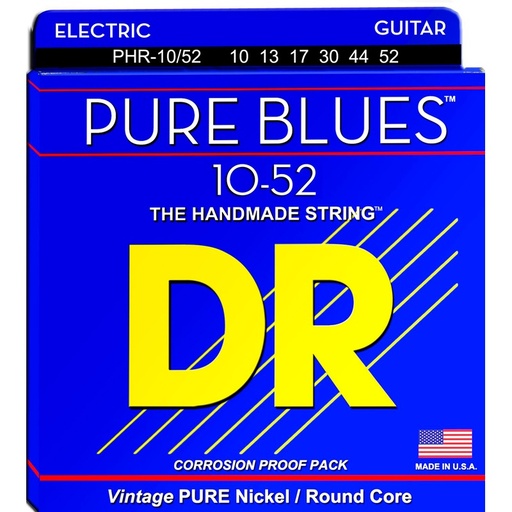 Cuerdas Guitarra Eléctrica Dr Phr-10/52 Pure Blues