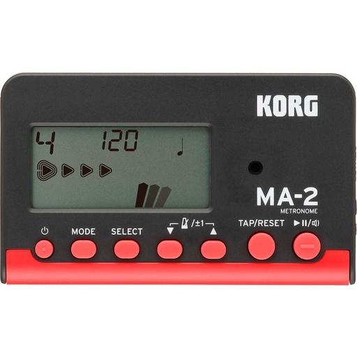 Metrónomo Digital Korg Ma-2 Bkrd