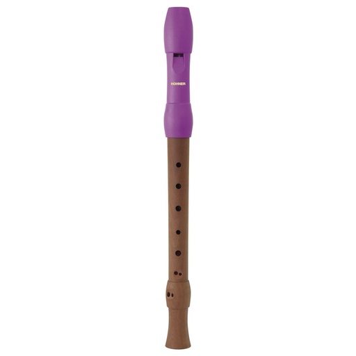 Flauta Soprano Hohner B95841 Madera/Plastico Rosa Barroca