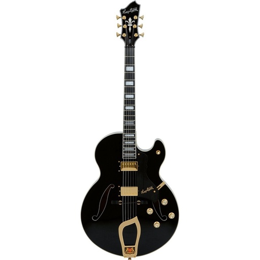 Guitarra De Cuerpo Hueco Hagstrom Hj-500 Bk