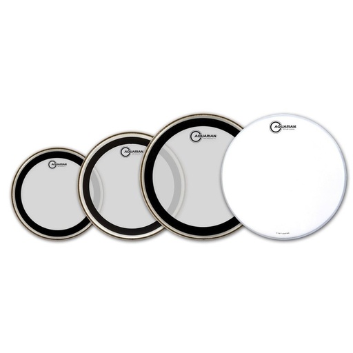 Parche De Batería Aquarian Set Pfa 10/12/14+Tc14