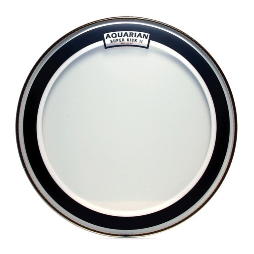 Parche De Bombo Aquarian Skii22 Superkick Ii Transparent