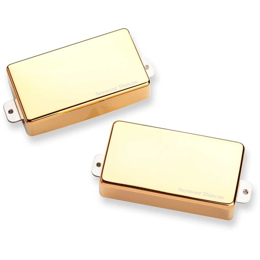 Pastilla Humbucker Seymour Duncan Ahb-1S Blackouts Set Gold