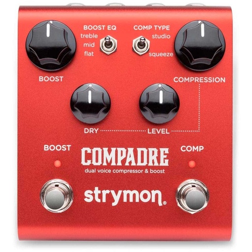 Pedal Compressor Boost Strymon Compadre Comp Dual B