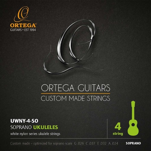 Cuerdas Ukelele Ortega Uwny-4-So Wh